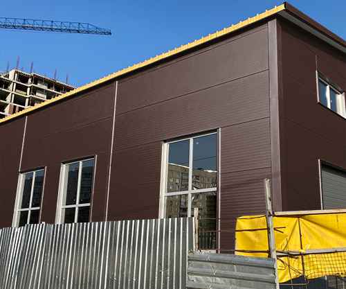 Стены и кровля из сэндвич-панелей без замков